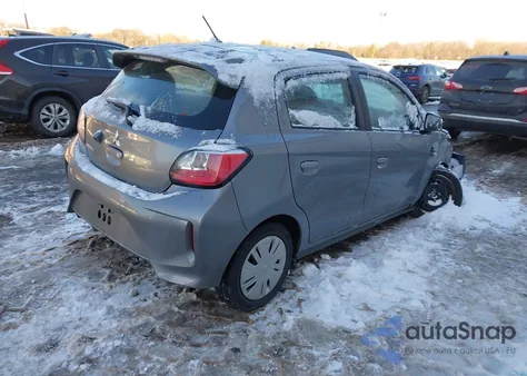 2023 Mitsubishi Mirage Es/Le из США, поврежденный, VIN ML32AUHJ1PH003319